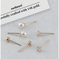 [14K Gold] Dami Earring set