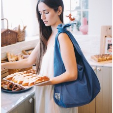 Ribbon Day Bag Maxi - French Blue